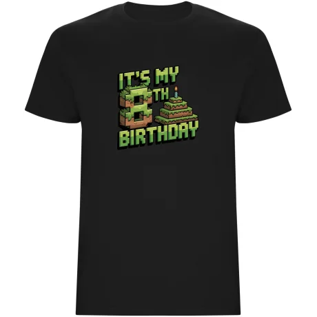 Dětské tričko - MINECRAFT OSMÉ NAROZENINY