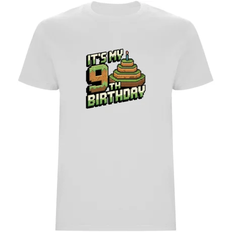 Dětské tričko - MINECRAFT DEVÁTÉ NAROZENINY