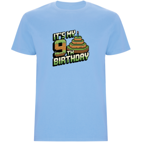 Dětské tričko - MINECRAFT DEVÁTÉ NAROZENINY