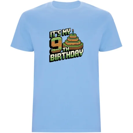 Dětské tričko - MINECRAFT DEVÁTÉ NAROZENINY