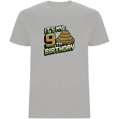 Dětské tričko - MINECRAFT DEVÁTÉ NAROZENINY
