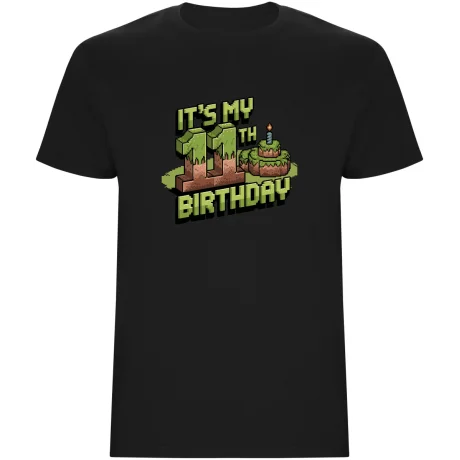 Dětské tričko - MINECRAFT JEDENÁCTÉ NAROZENINY