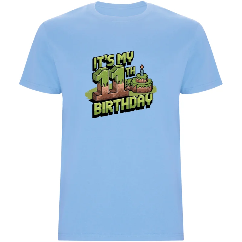Dětské tričko - MINECRAFT JEDENÁCTÉ NAROZENINY