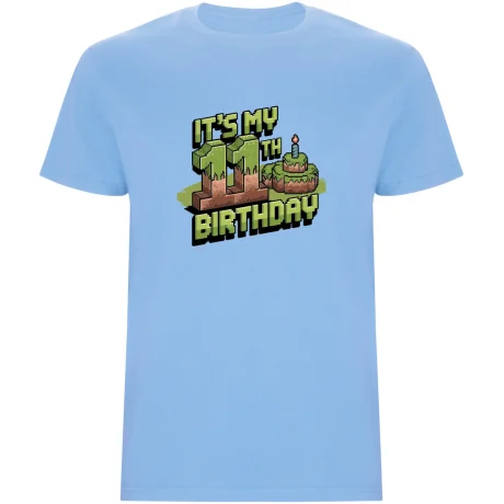 Dětské tričko - MINECRAFT JEDENÁCTÉ NAROZENINY