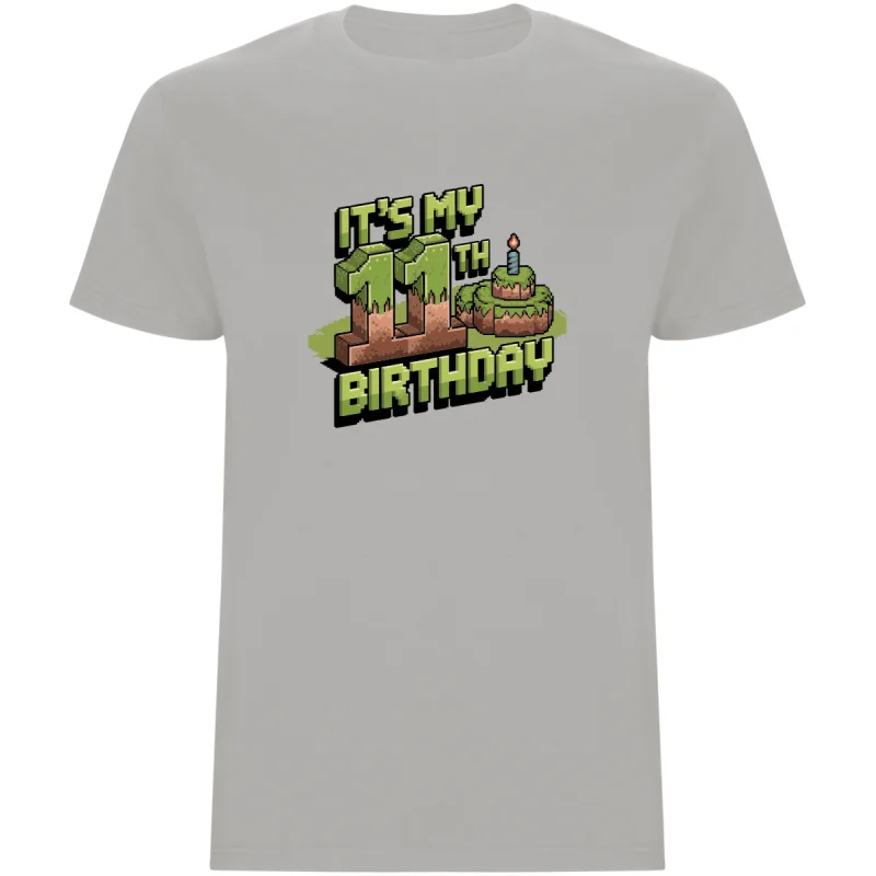 Dětské tričko - MINECRAFT JEDENÁCTÉ NAROZENINY