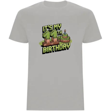 Dětské tričko - MINECRAFT JEDENÁCTÉ NAROZENINY