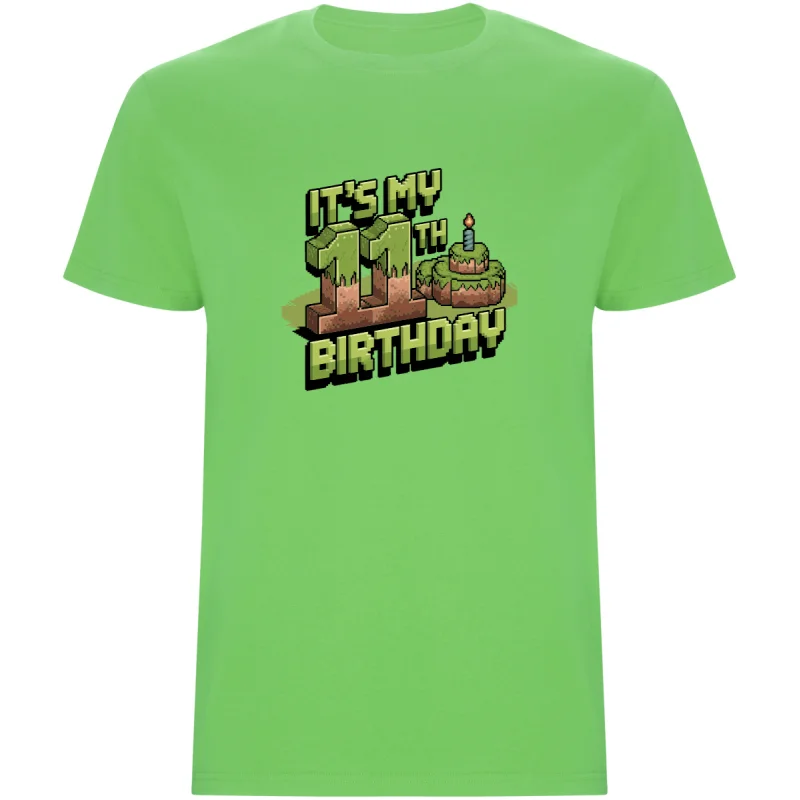 Dětské tričko - MINECRAFT JEDENÁCTÉ NAROZENINY