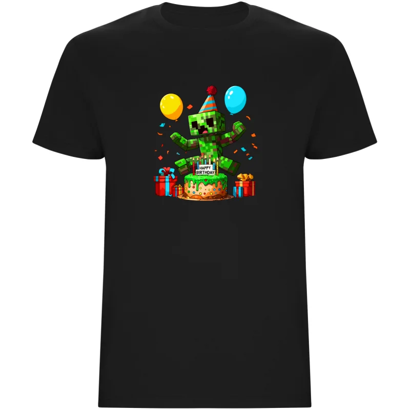 Chlapecké tričko - MINECRAFT NAROZENINY CREEPER