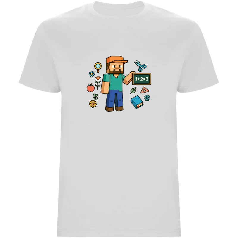 Dětské tričko - MINECRAFT DO ŠKOLY