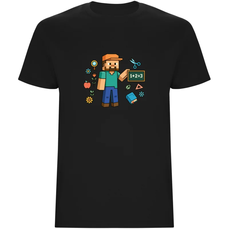 Dětské tričko - MINECRAFT DO ŠKOLY