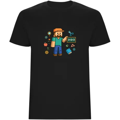 Dětské tričko - MINECRAFT DO ŠKOLY