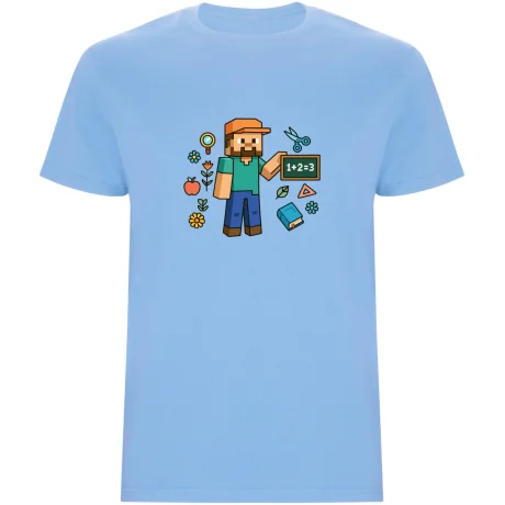 Dětské tričko - MINECRAFT DO ŠKOLY