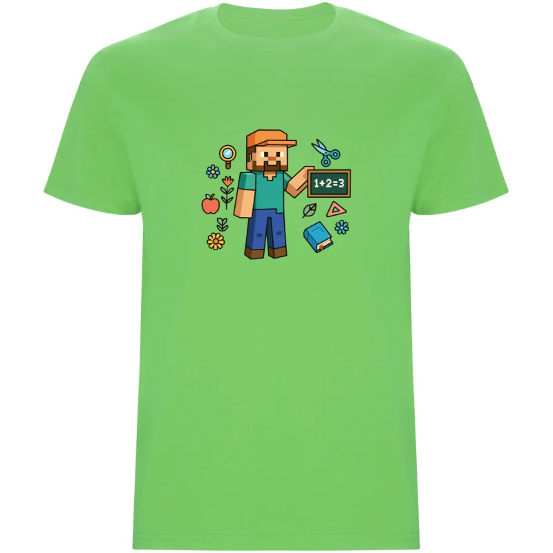 Dětské tričko - MINECRAFT DO ŠKOLY