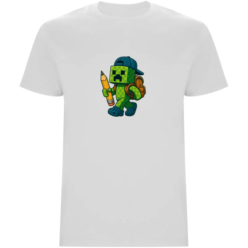 Dětské tričko - MINECRAFT CREEPER DO ŠKOLY