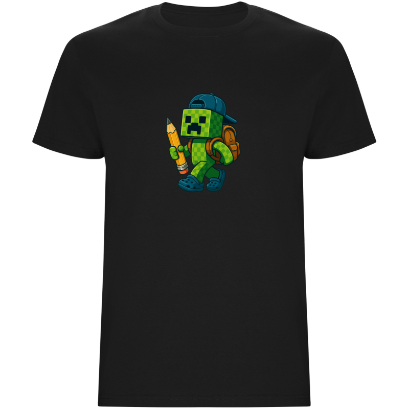 Dětské tričko - MINECRAFT CREEPER DO ŠKOLY