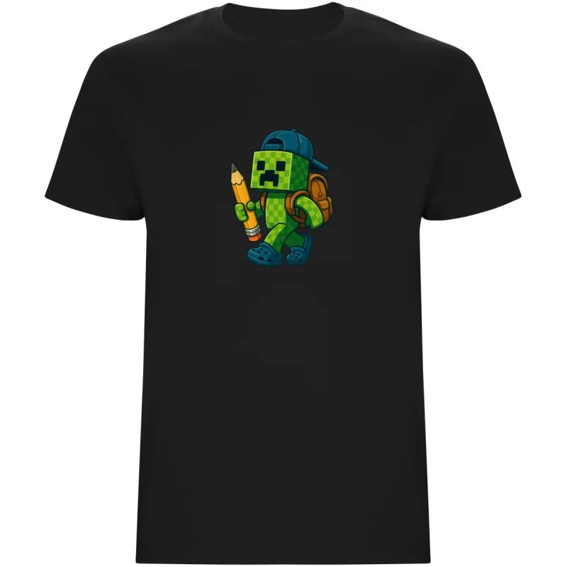 Dětské tričko - MINECRAFT CREEPER DO ŠKOLY