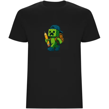 Dětské tričko - MINECRAFT CREEPER DO ŠKOLY