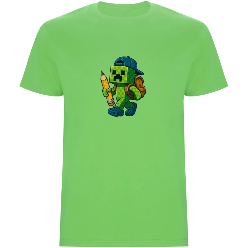 Dětské tričko - MINECRAFT CREEPER DO ŠKOLY