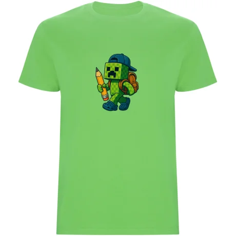 Dětské tričko - MINECRAFT CREEPER DO ŠKOLY