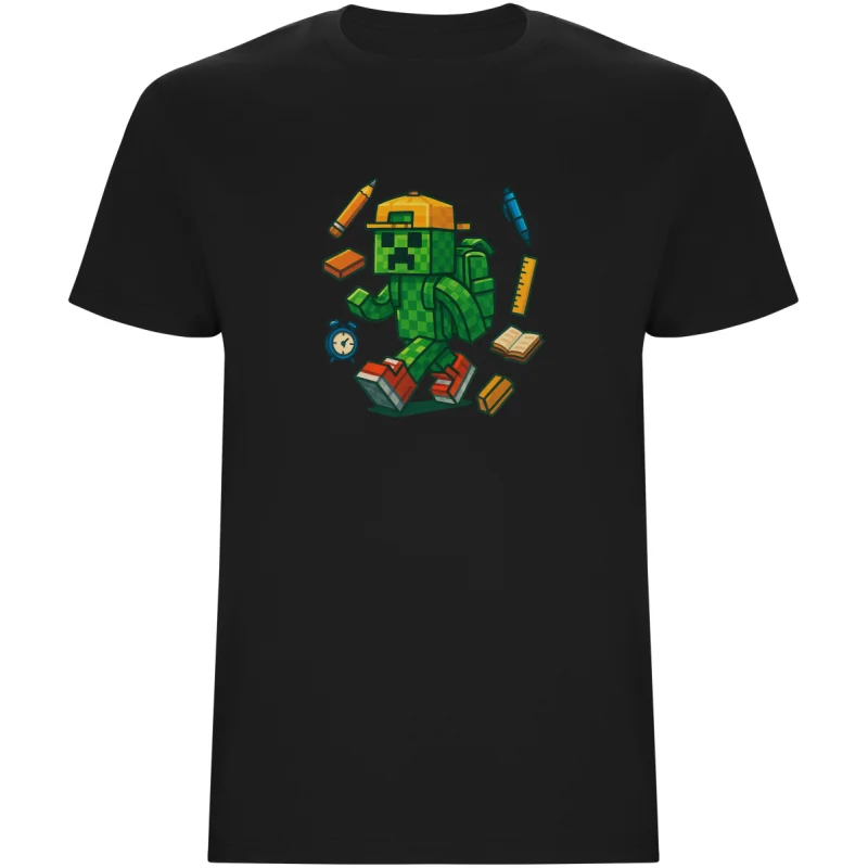 Dětské tričko - MINECRAFT CREEPER ŠKOLÁK