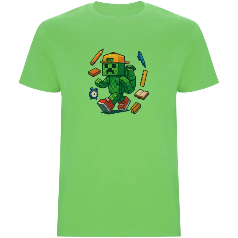 Dětské tričko - MINECRAFT CREEPER ŠKOLÁK