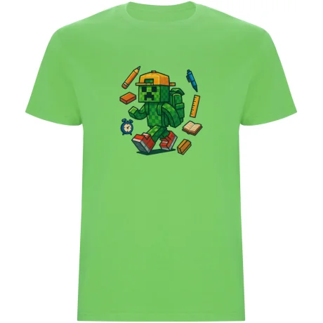 Dětské tričko - MINECRAFT CREEPER ŠKOLÁK