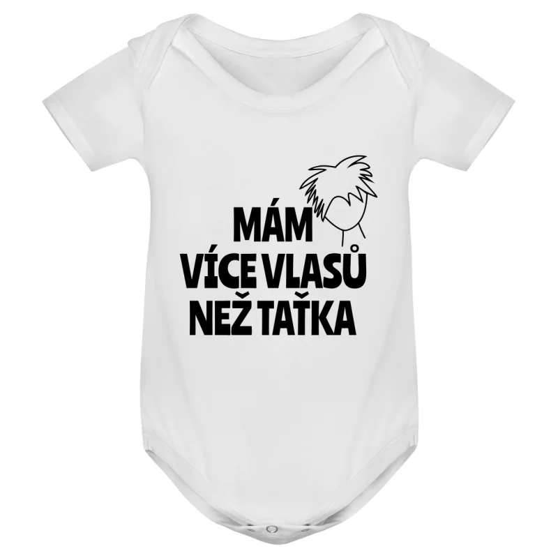 Kojenecké body - MÁM VÍCE VLASŮ NEŽ TAŤKA