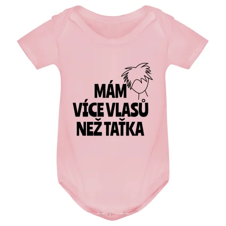 Kojenecké body - MÁM VÍCE VLASŮ NEŽ TAŤKA