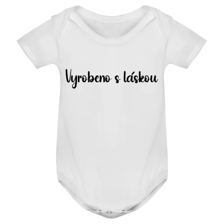 Kojenecké body - VYROBENO S LÁSKOU