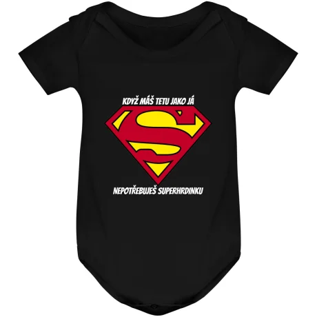 Kojenecké body - TETA SUPERHRDINKA