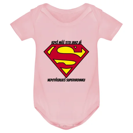 Kojenecké body - TETA SUPERHRDINKA