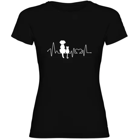 Dámské tričko - KOČKA A PES EKG
