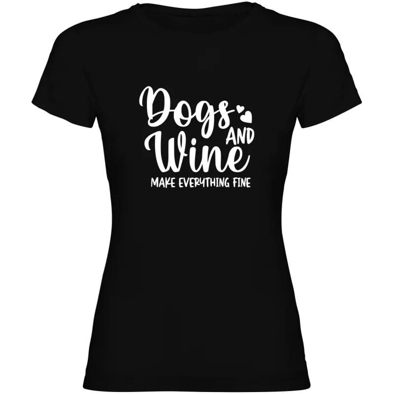 Dámské tričko - PSI A VÍNO