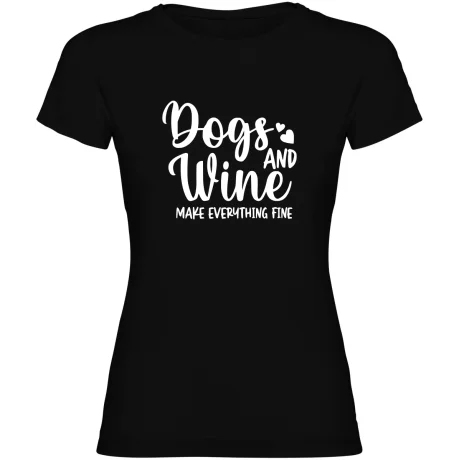 Dámské tričko - PSI A VÍNO
