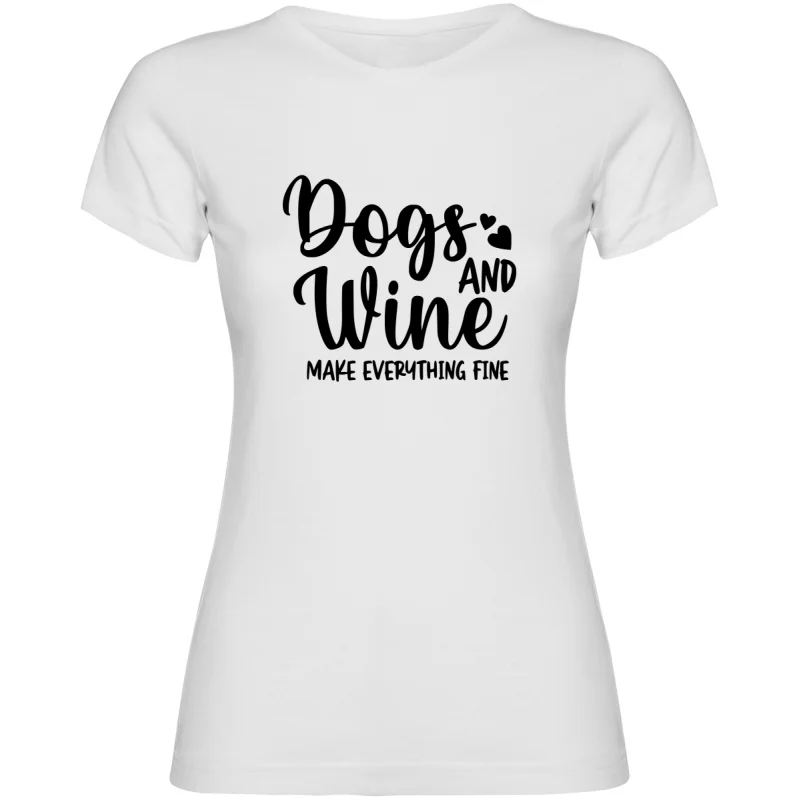Dámské tričko - PSI A VÍNO