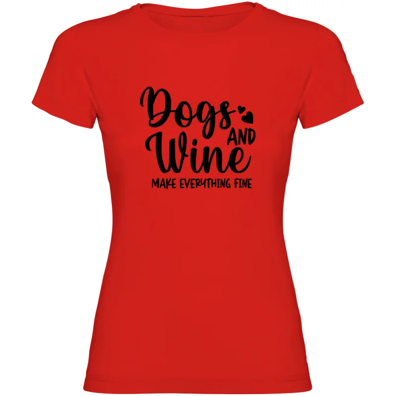Dámské tričko - PSI A VÍNO