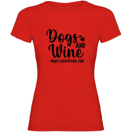 Dámské tričko - PSI A VÍNO