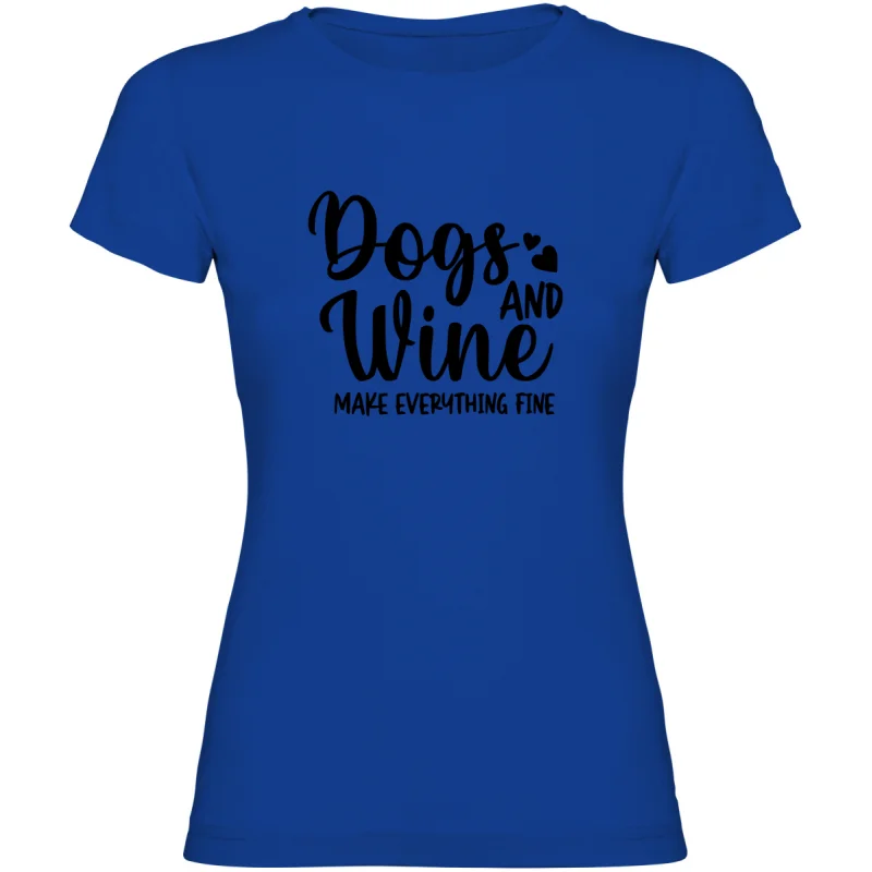 Dámské tričko - PSI A VÍNO