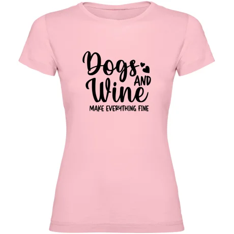 Dámské tričko - PSI A VÍNO