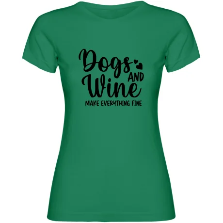 Dámské tričko - PSI A VÍNO