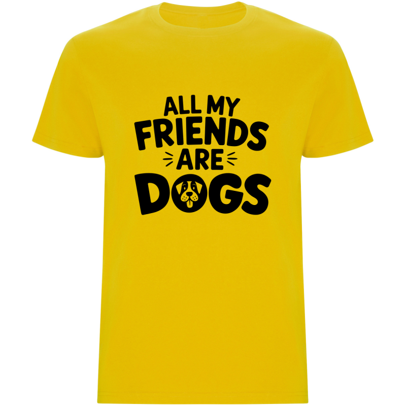 Pánské tričko - ALL MY FRIENDS ARE DOGS