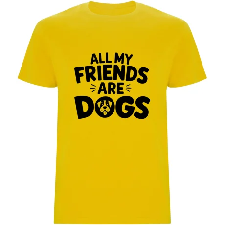 Pánské tričko - ALL MY FRIENDS ARE DOGS