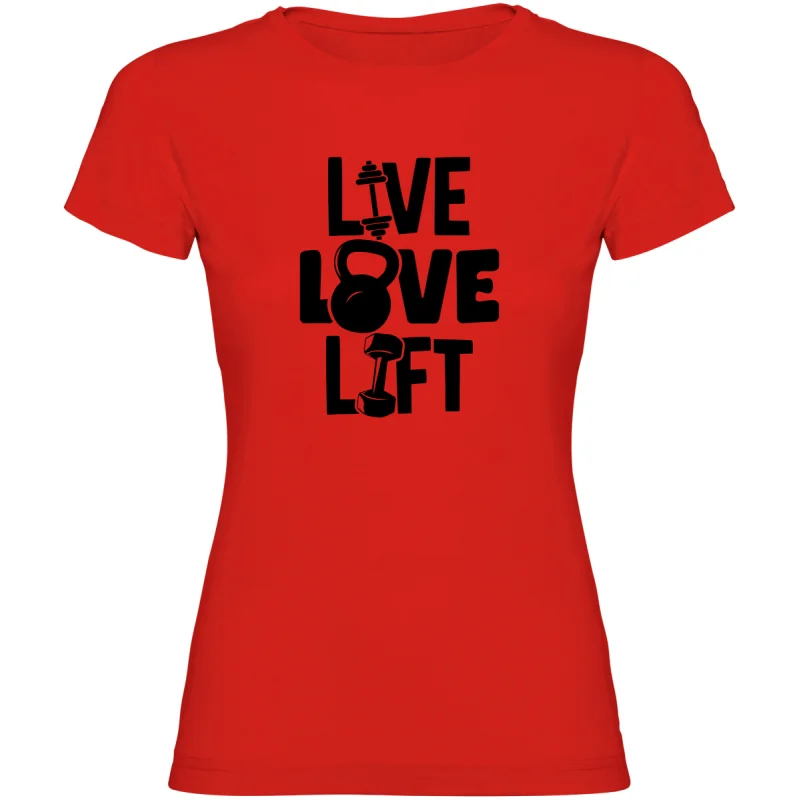 Dámské tričko - LIVE, LOVE, LIFT