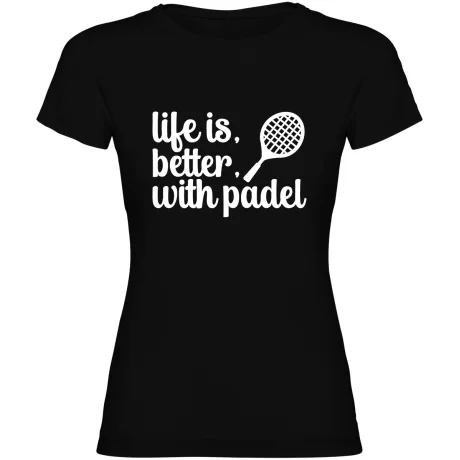 Dámské tričko - LIFE IS BETTER WITH PADEL