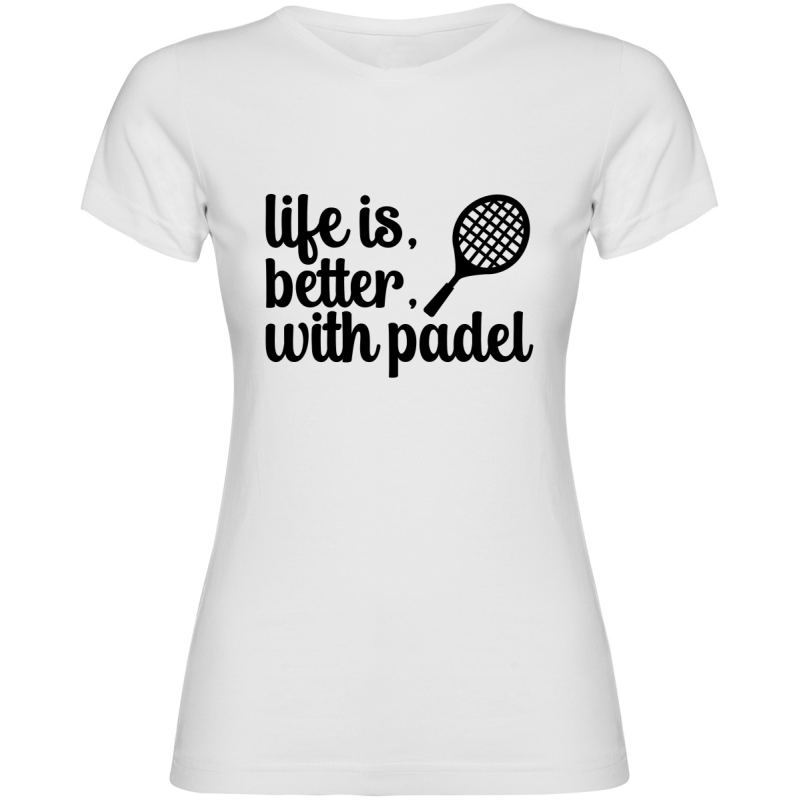 Dámské tričko - LIFE IS BETTER WITH PADEL