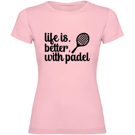 Dámské tričko - LIFE IS BETTER WITH PADEL