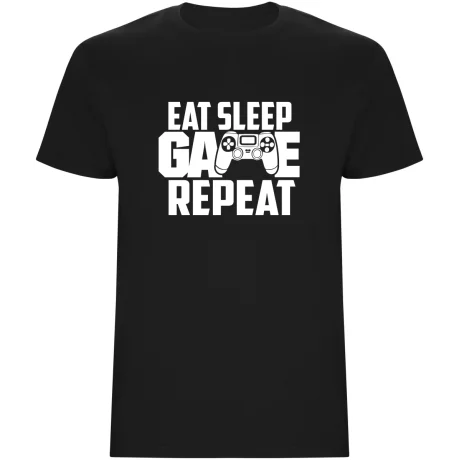 Chlapecké tričko - EAT, SLEEP , GAME AND REPEAT