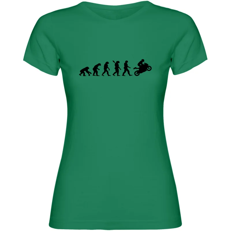Dámské tričko - MOTORKÁŘKA EVOLUCE