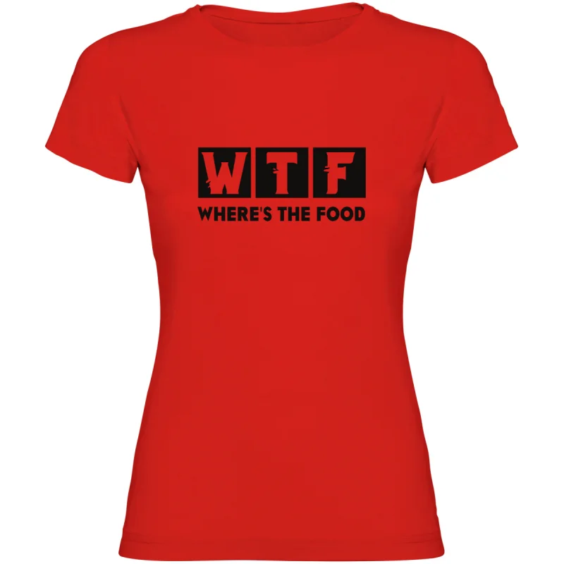 Dámské tričko - WHERES THE FOOD