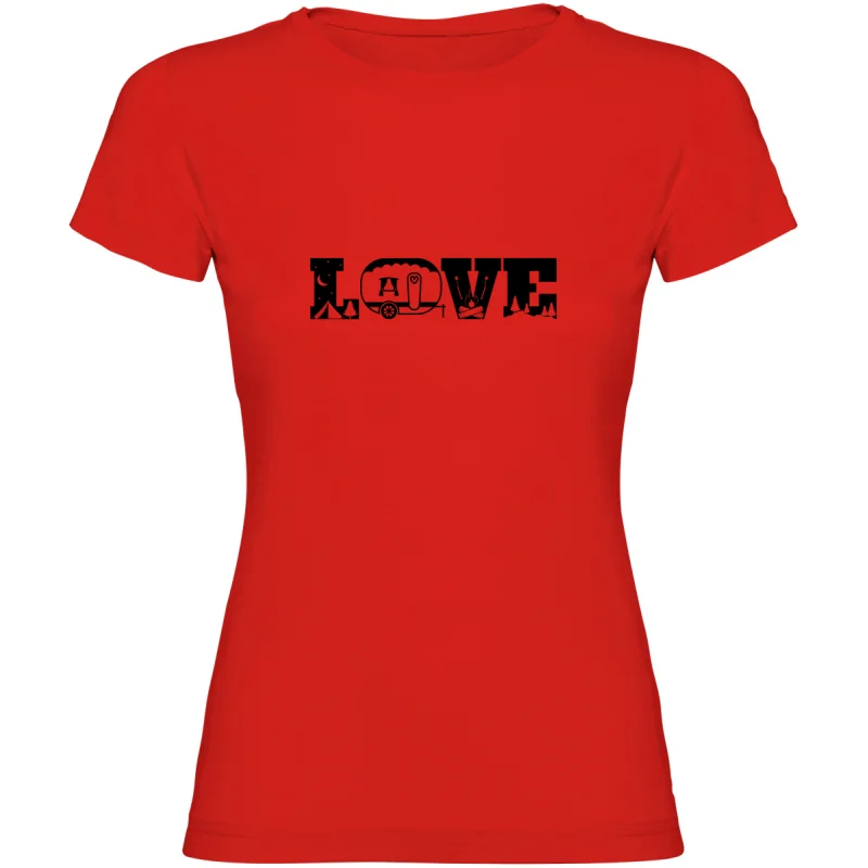 Dámské tričko - CAMPING LOVE